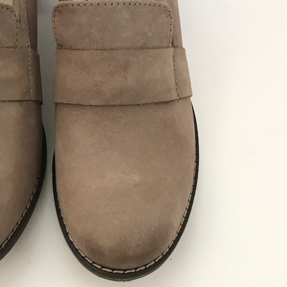 ZAPATO Leather Pump Loafer Slip On Heeled Loafer Tan Heels Womens Size 9.5 EU40 - Picture 4 of 16